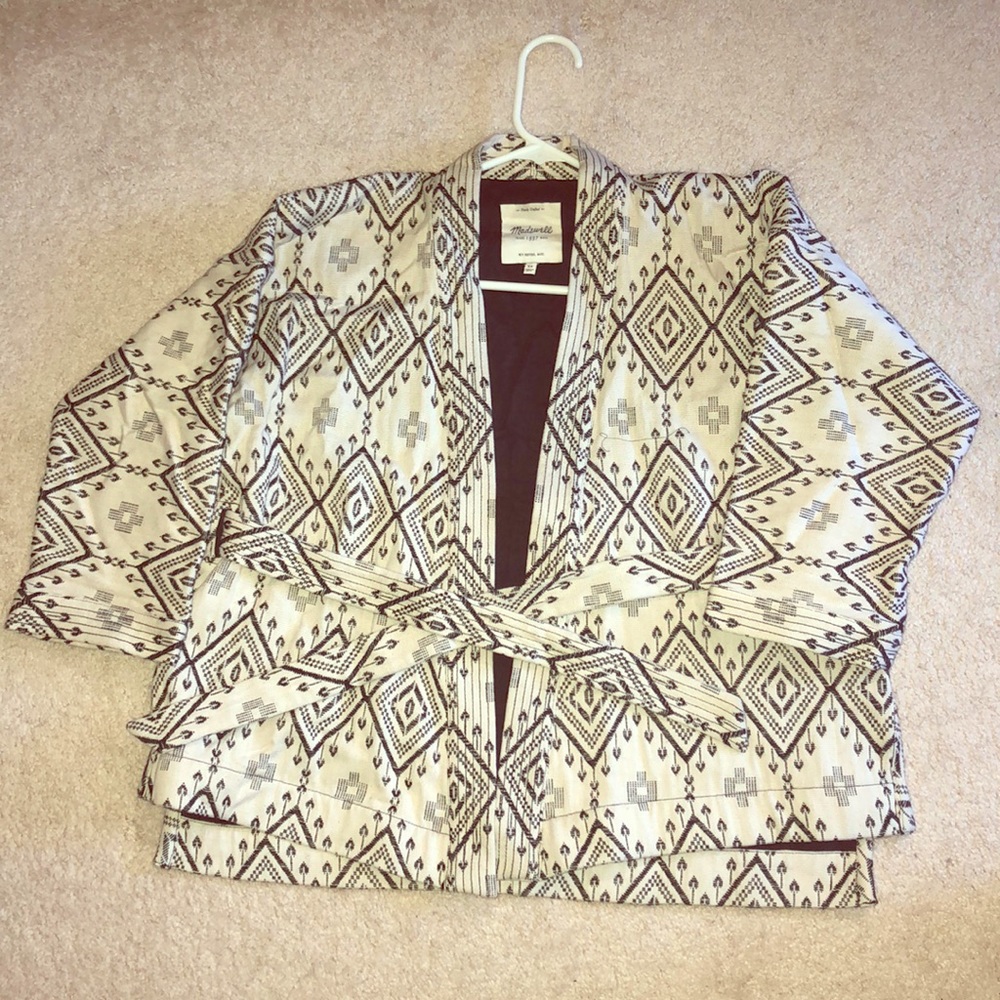 Madewell Textured Kimono-Style Jacket